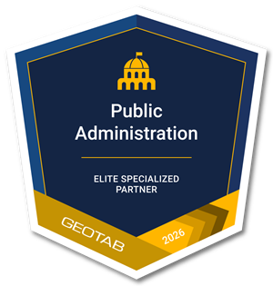 Geotab badge for Public Administration partner