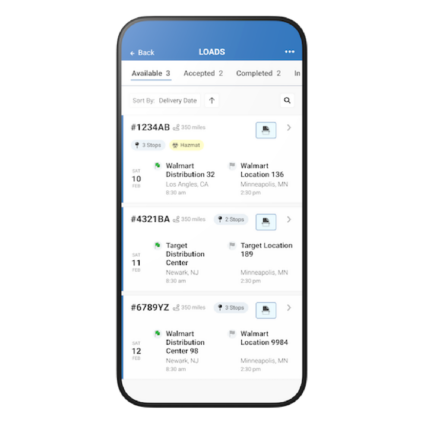Transflo Mobile+ | Configurable & Easy-to-Use Driver App